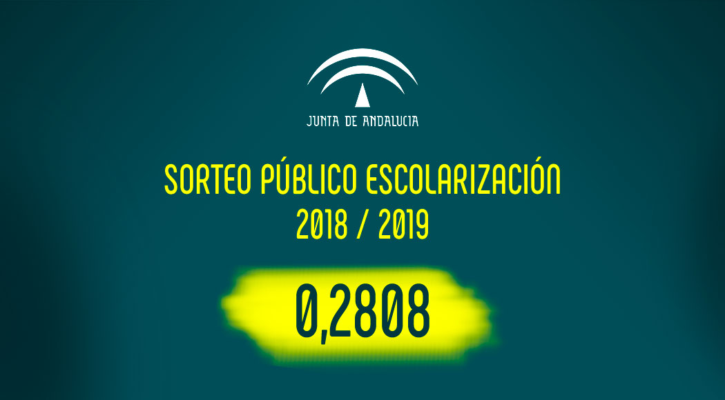Sorteo público escolarización 2018/19